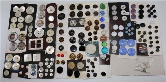 Collection of vintage buttons